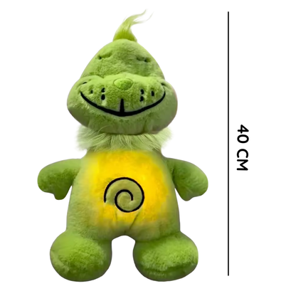 Grinch que respira aliviando la ansiedad