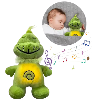 Grinch que respira aliviando la ansiedad