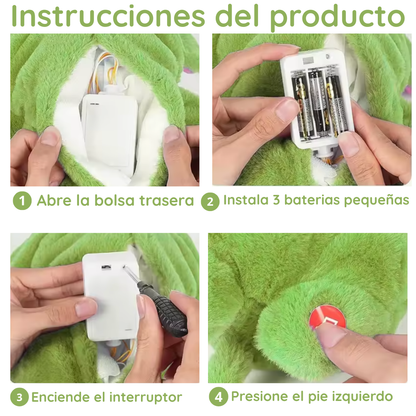 Grinch que respira aliviando la ansiedad